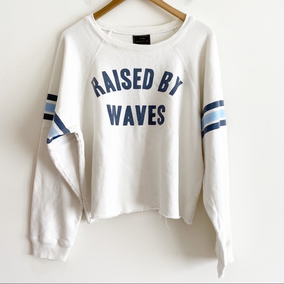 Free People X Retro Brand Raised by waves crew sweatshirt - Picture 4 of 10